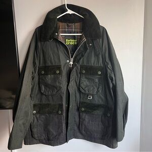 Barbour‎ x Crocs Oversized Bedale Waxed Jacket L